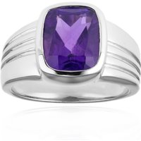 Sibirischer Amethyst-Silberring Sibirischer Amethyst-Silberring