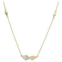 Zirkon-Silberhalskette Zirkon-Silberhalskette