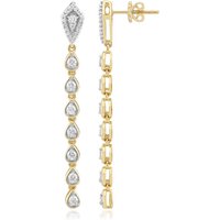 SI1 (G) Brillant-Goldohrringe (Annette) SI1 (G) Brillant-Goldohrringe (Annette)