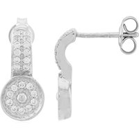 Zirkon-Silberohrringe Zirkon-Silberohrringe