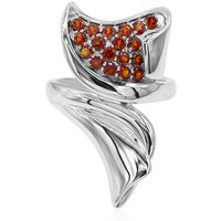 Mosambik-Granat-Silberring (TPC) Mosambik-Granat-Silberring (TPC)