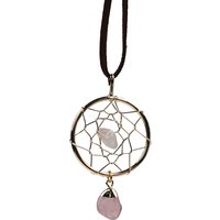 Rosenquarz-Traumfänger (Lapis Vitalis) Rosenquarz-Traumfänger (Lapis Vitalis)