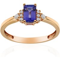 AAA-Tansanit-Goldring AAA-Tansanit-Goldring