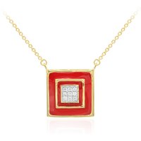 Zirkon-Silbercollier Zirkon-Silbercollier