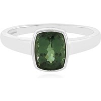 Chrom-Apatit-Silberring Chrom-Apatit-Silberring