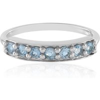 Brasilianischer Aquamarin-Silberring Brasilianischer Aquamarin-Silberring