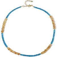 Edelstein-Silberhalskette Edelstein-Silberhalskette