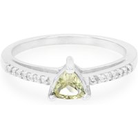 Kanadischer Apatit-Silberring Kanadischer Apatit-Silberring