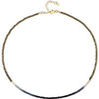 Edelstein-Silberhalskette Edelstein-Silberhalskette