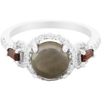 Rauchquarz-Silberring Rauchquarz-Silberring