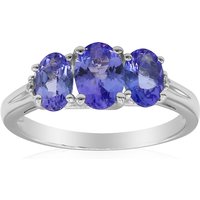 Tansanit-Silberring Tansanit-Silberring