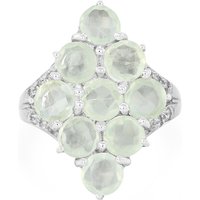 Prehnit-Silberring Prehnit-Silberring