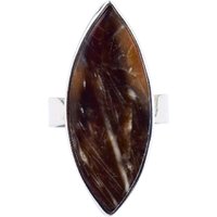 Prärie-Achat-Silberring Prärie-Achat-Silberring