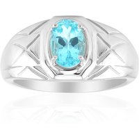 Blauer Apatit-Silberring (Pallanova) Blauer Apatit-Silberring (Pallanova)