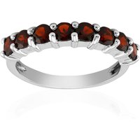 Mosambik-Granat-Silberring Mosambik-Granat-Silberring