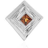 Cognac-Zirkon-Silberanhänger (MONOSONO COLLECTION) Cognac-Zirkon-Silberanhänger (MONOSONO COLLECTION)