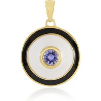 Tansanit-Silberanhänger (M de Luca) Tansanit-Silberanhänger (M de Luca)