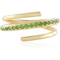 Russischer Diopsid-Silberring Russischer Diopsid-Silberring