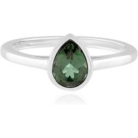 Chrom-Apatit-Silberring Chrom-Apatit-Silberring