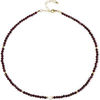 Edelstein-Silberhalskette (Riya) Edelstein-Silberhalskette (Riya)