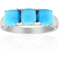 Sleeping Beauty-Türkis-Silberring Sleeping Beauty-Türkis-Silberring