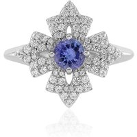 Tansanit-Silberring Tansanit-Silberring