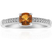 Madeira-Citrin-Silberring Madeira-Citrin-Silberring