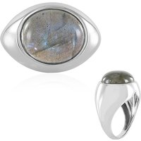 Labradorit-Silberring Labradorit-Silberring