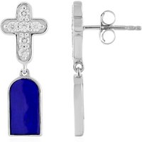 Zirkon-Silberohrringe Zirkon-Silberohrringe