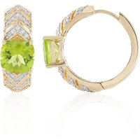 Peridot-Goldohrringe (SUHANA) Peridot-Goldohrringe (SUHANA)