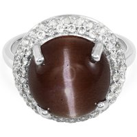 Skapolith-Katzenauge-Silberring Skapolith-Katzenauge-Silberring