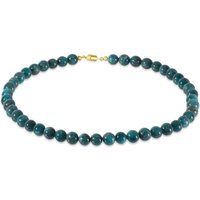 Blauer Apatit-Silberhalskette Blauer Apatit-Silberhalskette