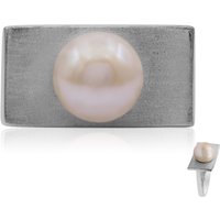 Süßwasserzuchtperlen-Silberring (TPC) Süßwasserzuchtperlen-Silberring (TPC)