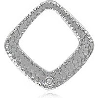 Weißer Topas-Silberanhänger (MONOSONO COLLECTION) Weißer Topas-Silberanhänger (MONOSONO COLLECTION)