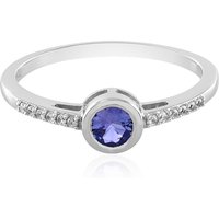 Tansanit-Silberring Tansanit-Silberring