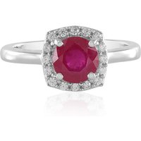 Madagaskar-Rubin-Silberring Madagaskar-Rubin-Silberring