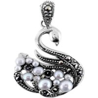 Silberfarbene Süßwasserzuchtperlen-Silberanhänger Silberfarbene Süßwasserzuchtperlen-Silberanhänger