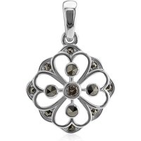 SI1 Argyle-Rose de France-Brillant-Silberanhänger (Annette classic) SI1 Argyle-Rose de France-Brillant-Silberanhänger (Annette classic)