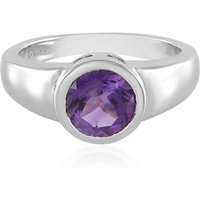 Sibirischer Amethyst-Silberring Sibirischer Amethyst-Silberring