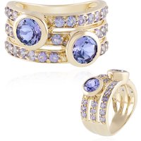 Tansanit-Goldring (KM by Juwelo) Tansanit-Goldring (KM by Juwelo)