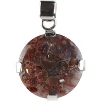 Java-Feder-Achat-Silberanhänger Java-Feder-Achat-Silberanhänger