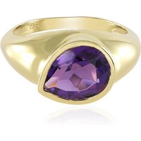 Sambia-Amethyst-Silberring Sambia-Amethyst-Silberring