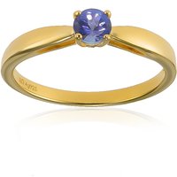 AAA-Tansanit-Silberring AAA-Tansanit-Silberring