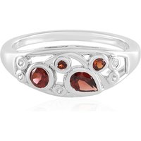 Mosambik-Granat-Silberring Mosambik-Granat-Silberring