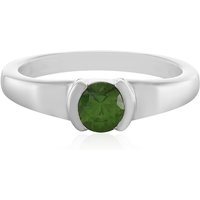 Grüner Ceylon-Zirkon-Silberring Grüner Ceylon-Zirkon-Silberring
