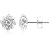 I1 (G) Brillant-Silberohrringe (Annette) I1 (G) Brillant-Silberohrringe (Annette)