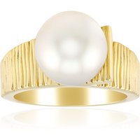 Weiße Südseeperlen-Goldring (Michelle Albala) Weiße Südseeperlen-Goldring (Michelle Albala)