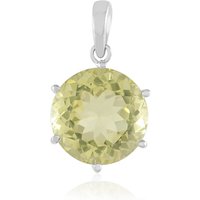 Limonen-Quarz-Silberanhänger Limonen-Quarz-Silberanhänger