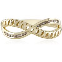 I2 Champagner-Diamant-Goldring (Ornaments by de Melo) I2 Champagner-Diamant-Goldring (Ornaments by de Melo)