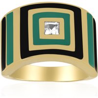 Weißer Topas-Silberring Weißer Topas-Silberring